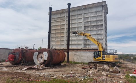 Desfiintare constructii si instalatii si remediere sol contaminat din cadrul Statiei Deetanizare Turburea